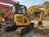 2011 Komatsu PC40MR mini excavator, rear three-quarter view