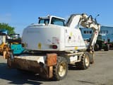 2008 CASE WX145 wheel excavator, rear three-quarter view