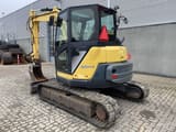 2017 Yanmar VIO80-1A mini excavator rear three-quarter view