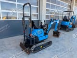 2022 Hitachi ZX10U-6 mini excavator, rear three-quarter view