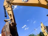 2023 Caterpillar 320GC crawler excavator boom and bucket detail