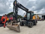 2023 Hyundai HW170ACR wheel excavator, front three-quarter view