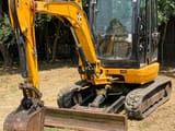 2015 JCB 8030 ZTS mini excavator, front three-quarter view