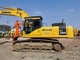 2023 Komatsu PC350-7 crawler excavator, side profile view