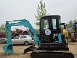2022 Kobelco SK55SR mini excavator, side view