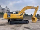 2022 Komatsu PC350 crawler excavator, side profile view