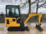 2022 JCB 16C-1 Mini Excavator, side profile view