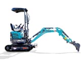 2025 Kubota AR120 mini excavator, side profile view