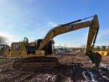 2021 Caterpillar 320GC crawler excavator, side profile view