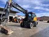 2023 Hyundai HW170ACR wheel excavator, front three-quarter view