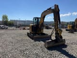 2023 Caterpillar 305 crawler excavator, front three-quarter view