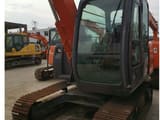 2020 Hitachi ZX70 mini excavator, front three-quarter view
