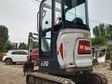 2023 Bobcat E20 mini excavator, rear three-quarter view