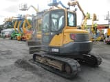 2015 Volvo ECR88D mini excavator, rear three-quarter view