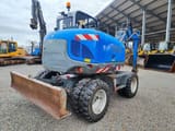 2017 Wacker Neuson EW100 wheel excavator, rear three-quarter view