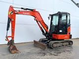 2020 Kubota KX037-4 mini excavator, side view