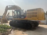 2022 Caterpillar 345D2L crawler excavator, side profile view