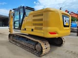 2019 Caterpillar 320-07B crawler excavator, rear three-quarter view