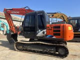 2023 Hitachi ZAXIS 120 crawler excavator, side profile view