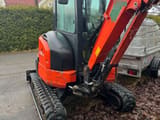 2020 Kubota U36-4 mini excavator, rear three-quarter view