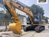 2023 Caterpillar 329D crawler excavator, side view