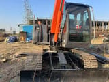 2022 Hitachi ZX70 mini excavator, front view