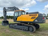 2025 Hyundai HX360L crawler excavator, side profile view
