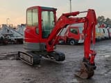 2017 Bobcat E26 mini excavator, side view