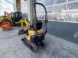 2020 Yanmar SV08 mini excavator, rear three-quarter view