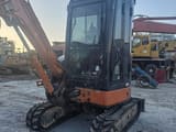 2024 Hitachi ZX30U-2 mini excavator, front three-quarter view