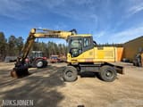 2005 Komatsu PW160ES-7K wheel excavator, side view
