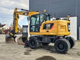2017 Caterpillar M317F wheel excavator, side view
