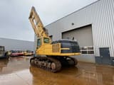 1998 Caterpillar 345BL crawler excavator, rear three-quarter view