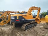 2021 Hyundai 220LC-9S crawler excavator, rear three-quarter view