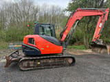 2019 Kubota KX080-4 crawler excavator, side view