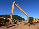 1994 Komatsu PC120-6 crawler excavator, side view