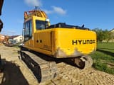 2004 Hyundai R210LC-7 crawler excavator, rear three-quarter view