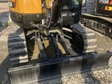 2020 Sany SY35U mini excavator front view with blade