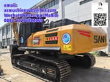 2024 Sany SY365H crawler excavator, rear three-quarter view