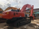 2019 Hitachi Zaxis 350G crawler excavator, rear three-quarter view