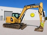 2018 Caterpillar 308E2CR crawler excavator side view
