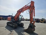 2014 Hitachi ZX160LC-5B crawler excavator, side view