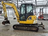 2021 Komatsu PC55MR-5 mini excavator, side view