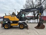 2013 Volvo EW160D demolition excavator side view