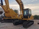 2007 Komatsu PC200-7 crawler excavator, front three-quarter view