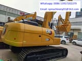 2025 Caterpillar 320GX crawler excavator, rear three-quarter view