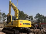 Komatsu PC240LC-8 crawler excavator, rear three-quarter view
