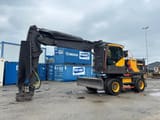 2021 Volvo EW220E TUNNEL wheel excavator, side profile view