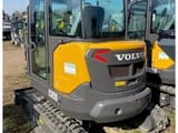 2023 Volvo ECR35D mini excavator, front three-quarter view