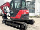 2020 Yanmar ViO80 crawler excavator, rear three-quarter view